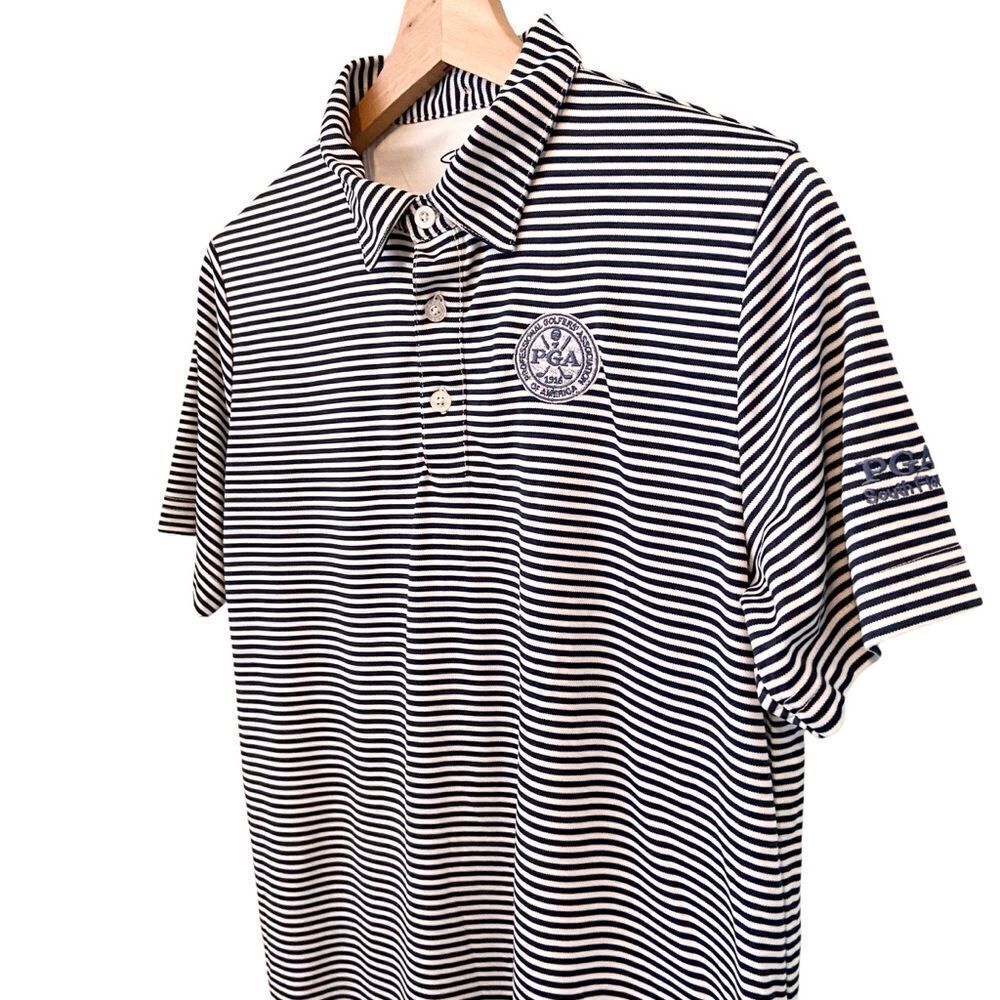 Garb PGA South Florida Section Stripped Polo Shirt in Size XL - Picture 3 of 12